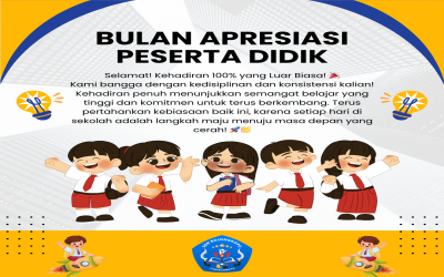 Apresiasi Kehadiran Siswa SDN Bojongkopo di Bulan Maret
